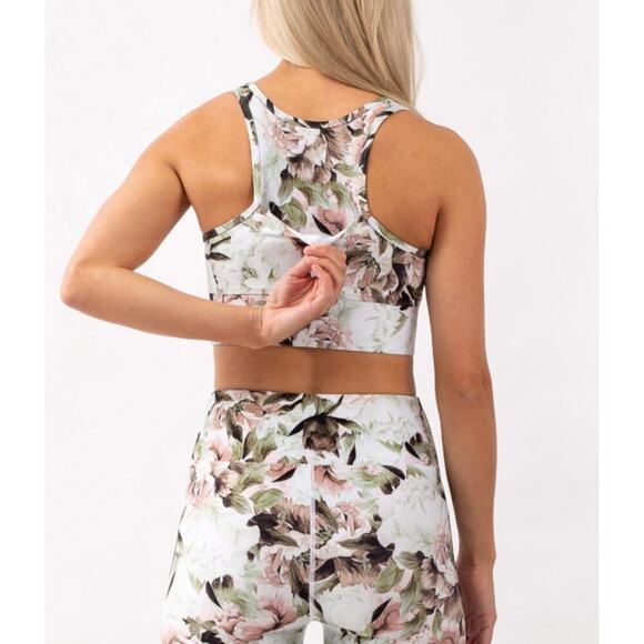 Eivy Rider Sports Bra in Bloom Floral Print High Neck Size Small - Picture 2 of 6